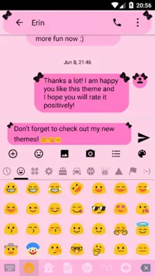 Messages Bow Black Theme android App screenshot 3